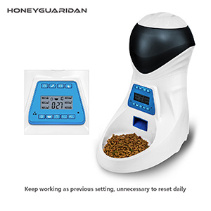 3. HoneyGuaridan A25 Automatic Pet Feeder