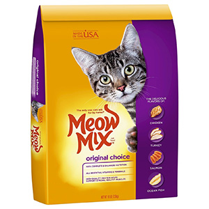 2. Meow Mix Dry Cat Food