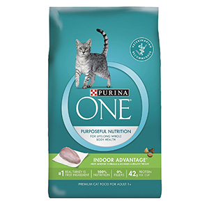 4. Purina ONE Indoor Advantage Adult Premium Cat Food