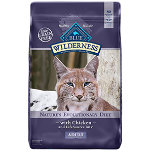 3. BLUE Wilderness Adult Dry Cat Food